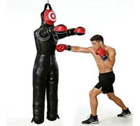 Mannequin d'entraînement lutte Suspendu, MMA Judo Grappling Sac de frappe, Position debout Dummy Lutte Arts Martiaux Boxe Karaté Entraînement, non rempli(165cm)