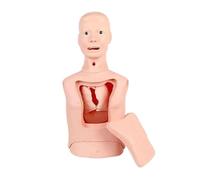 Mannequin d'entraînement médical multifonctionnel : simulateur réaliste d'intubation nasogastrique, de soins de trachéotomie et de lavage gastrique pour étudiants en soins infirmiers/en médecine