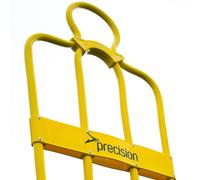 Precision Airstream Pro Free Kick Mannequin 3 Units Jaune 180 cm