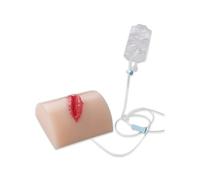 Mannequin d'entraînement professionnel aux blessures par balle (GSW) - Modèle réaliste de pansement pour le contrôle des hémorragies, la formation « Stop The Bleed » et la formation TCCC