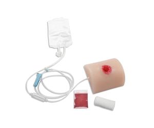 Mannequin d'entraînement professionnel aux blessures par balle (GSW) - Modèle réaliste de pansement pour le contrôle des hémorragies, la formation « Stop The Bleed » et la formation TCCC