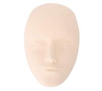 Mannequin d'entraînement professionnel pratique de la tête plate maquillage des cils Extensions de cils, tête d'entraînement en caoutchouc pour tête de lèvre des sourcils oeil faux cils Extensions de