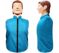 Mannequin d'entraînement RCR pour adulte, simulateur de réanimation du corps entier pour enseignement des premiers secours et formation de réanimation cardiopulmonaire