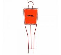 Mannequin d'entrainement Softee 180 cm Orange TU Unisex