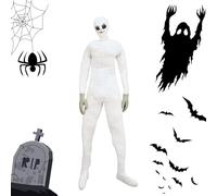 Mannequin d'halloween | Corps Mannequin de Pose Gonflable Effrayant | Décorations de Cosplay d'halloween réalistes pour Les événements sur Le thème de l'horreur du Carnaval Performances de scène