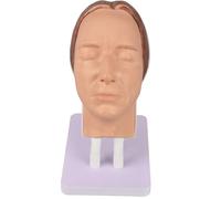 Mannequin d'injection - Tête de maquillage en silicone souple pour l'enseignement en micro-plastique et la formation à l'injection (problèmes faciaux courants féminins)