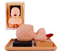 Mannequin d'intubation Infantile, Simulateur de Gestion des Voies Respiratoires Néonatales Réaliste, Modèle de Formation de Premiers Secours pour Infirmières et Étudiants