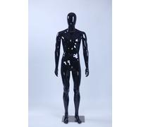 Mannequin DM1-H beau mâle debout abstrait noir brillant laqué