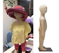 Mannequin Enfant Corps Entier, Torse de Mannequin sans Visage, Corps de Mannequin Enfant réaliste pour vitrine, Mannequin de Couture élastique et articulé avec Base en m, Half Year Old-One Size