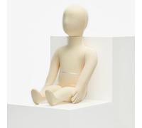 Mannequin Enfants Mannequin Assis pour Enfants De 1 À 9 Ans, Torse Complet pour Vitrine, Mannequin pour l'enseignement De La Couture Aux Enfants, Démontable ET Portable(9 Years Old)