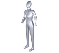 Mannequin féminin gonflable en PVC de 165 cm pour vitrine de vêtements de vente au détail, forme de robe portable peu encombrante avec buste 88 cm, tour de taille 64 cm, hanches 85 cm