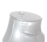 Mannequin féminin gonflable intégral pour vente au détail, modèle de torse de mode en PVC avec bras, hauteur 84 cm, buste 87 cm, tour de taille 72 cm, hanches 82 cm, portable et