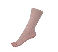 Mannequin Foot Modèle de pied en Silicone réaliste 22cm, Mannequin féminin, fétichisme des pieds Affichage Art(All silicone,Left)