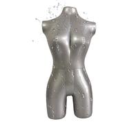 Mannequin Gonflable Féminin | Buste Léger Réutilisable PVC pour Présentation Vêtements Robes Chemises Vestes | Support Photo Vitrine Bijoux Décoration Magasin Maison