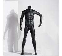 Mannequin Homme Corps Entier, Mannequin Hommevitrine La Tête Et Les Bras Peuvent Être Pivotés Et Démontés Mannequin De Couture,Formes Mannequin Masculin pour Vetements Vitrines