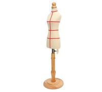Mannequin Miniature Ajustable sur Mesure 38/40, avec Jambes en Bois - Mannequin Haut de Gamme pour la Confection de vêtements et la création de patrons, modèle Haut de Gamme Ajustable