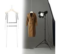 Mannequin pour tout le corps avec structure en métal Adjus - Support pour robe parfait pour l'exposition de la collection de photos - Cintres avec rainures pour épaule - Es