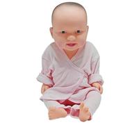 Mannequin réaliste de simulation d'allaitement for nouveau-né avec tête, membres et vêtements rotatifs, for futures mamans, infirmières en obstétrique et gynécologie et sages-femmes.(Pink)