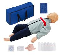 Mannequin Secourisme Enfant, Mannequin RCP de Premiers Secours en PVC avec Sac, mannequin de formation Pour le Médical et l'enseignement