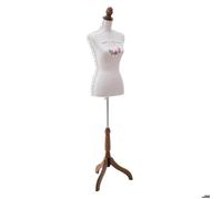 Atmosphera – Mannequin de couture Poésie, motif floral, H 160 cm, pied en bois