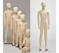 Mannequins de Couture pour Enfants de 14, 13, 12, 10, 8, 7, 6, 5, 4, 3, 2, 1 an, Mannequin pour Tout-Petits, Corps Entier avec Bras et Jambes Flexibles et tête Amovible pour la Confection de