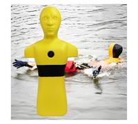 Mannequins De Simulation d'eau Portables, Outils Pédagogiques De Prévention De La Noyade, Modèle Flottant en PE avec Remplissage/vidange Rapide, for La Baignade(Yellow)