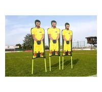 Powershot Free Kick Training Dummy 3 Units Jaune 180 cm