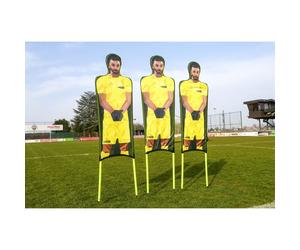 Mannequins d'entraînement flexibles en polyester imprimé PowerShot (x3) Jaune TU Unisex