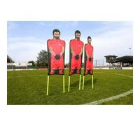 Powershot Free Kick Training Dummy 3 Units Rouge 180 cm