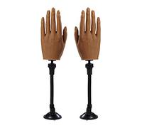 Mannequins Silicone pour l'apprentissage des Pieds et des Mains, Mains Mannequin Silicone, kit d'entraînement pour manucure, Simulation Nail Art, manucure, Mains et Doigts, Pratique des Ongles (ma