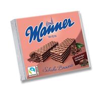 Manner Choco Brownie gaufrettes au chocolat au cacao 75g