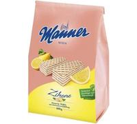 Manner Lemon Wafers | gaufrettes croustillantes végétaliennes à la crème de citron | 1 paquet (400 g)