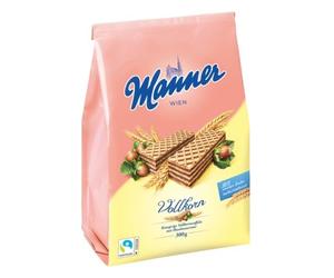 Manner gaufrettes croustillantes napolitaines complètes emballées 300g
