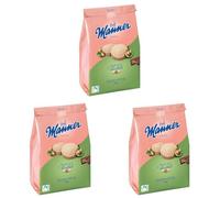 Manner Tartlets | biscuits croustillants au chocolat avec crème de noisettes | 3 paquet (400 g)