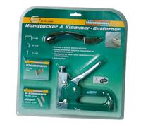 Mannesmann 48440 Set agrafeuse manuelle Avec agrafes, clous et dégrafeuse (Import Allemagne)