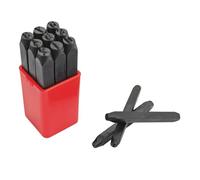 Mannesmann Set de 9 poinçons Brüder Mannesmann 6 mm