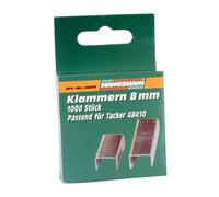 BRÜDER MANNESMANN Agrafes, 8 x 12 mm, 1.000 pièces G