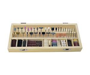MANNESMANN Ensemble d'Accessoires de Hobby Tool Kit 200 pièces pour Bricoleurs Passionnés - Polyvalence et Précision Assurées