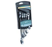 Mannesmann M19828 Lot de 5 clés polygonales à cliquet en acier CV