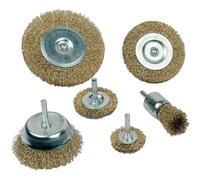 Mannesmann M43806 Ensemble de 6 brosses métalliques