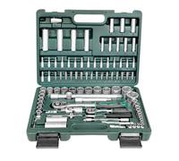 Brüder Mannesmann – Ensemble de clés à cliquet M98410 – 94 pièces, Chrome‑Vanadium, 6,3 et 12,5 mm