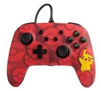 Power A - Manette Filaire Pokemon Pikachu Rouge Pour Nintendo Switch