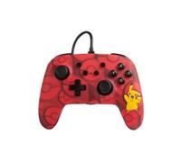 Mannette de jeu filaire PowerA Pikachu Rouge pour Switch