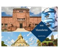 Mannheim - Jugendstil bis Popart (Wandkalender 2026 DIN A4 quer), CALVENDO Monatskalender: Mannheim - Die Residenzstadt Ist ein Jugendstil Juwel und Streetart Hot Spot mit Charme.
