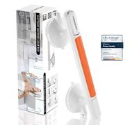 Mannicix Poignée de Douche, Ventouse de Poignée Douche pour Personnes Âgées | Sans Perçage Barres d'appui pour Salle de Bain, Poignee Securite Salle de Bain, Handicapés