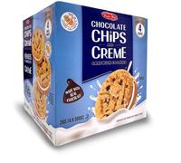 Manning's Biscuits sandwich au chocolat et à la crème, 4 x 500 g - Fabriqué avec de vraies pépites de chocolat - Emballage familial - Fabriqué dans un établissement sans cacahuètes | NAEM
