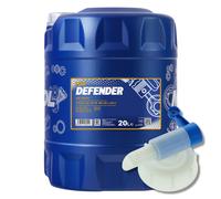 MANNOL 10W-40 Defender Huile Moteur Semi-Synthétique 20 Litres Avec Robinet