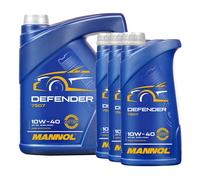 MANNOL Huile moteur Defender 10W-40 Huile ACEA A3/B4 API SN 5 L