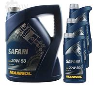 MANNOL 11192626 Huile moteur Safari 20W-50 API SL/CF 8 l