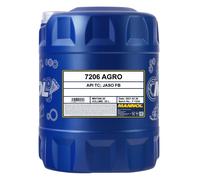 Mannol 2-Takt Agro Api TC Jaso Couleurs Huile pour Tondeuse à Gazon , 20 Litre
